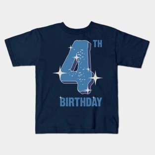 4th birthday for boys Kids T-Shirt